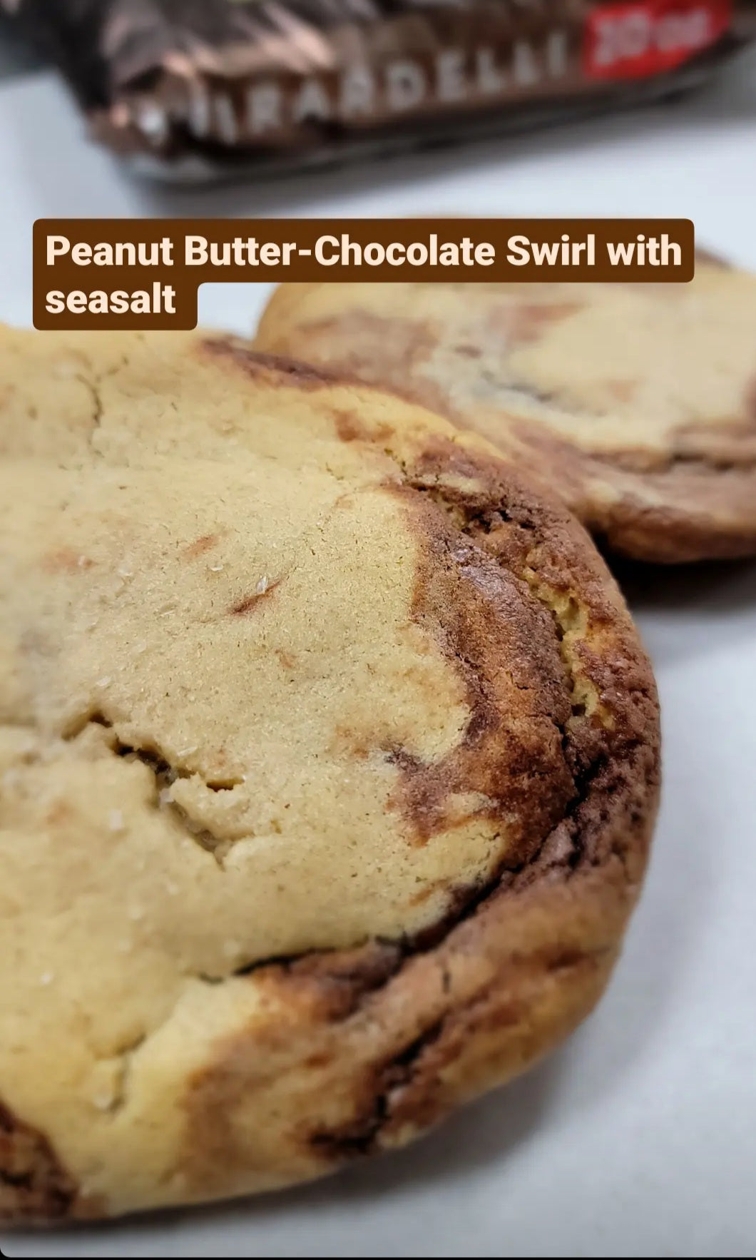 BK’s Original Peanut Butter Chocolate Brownie  Swirl with Sea Salt Cookie