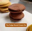 The Fudge Round Cream pie Cookie (Dozen)
